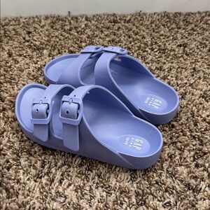 GAP | Lavender Buckle Slide Sandals NWOT